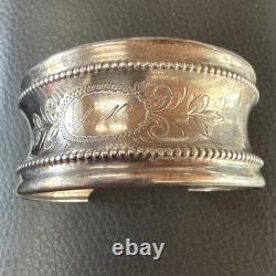 Vintage Cuff Bracelet withNative American Hallmark 83c Sterling Silver