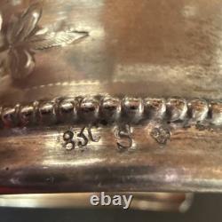 Vintage Cuff Bracelet withNative American Hallmark 83c Sterling Silver