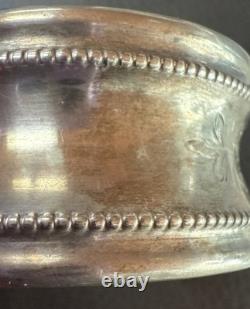 Vintage Cuff Bracelet withNative American Hallmark 83c Sterling Silver