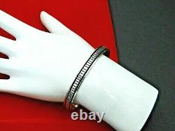 Vintage D Etsitty Cuff Bracelet Native American Jewelry 925 Sterling Silver