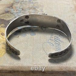 Vintage Fred Harvey Era Style Bracelet Silver And Turquoise