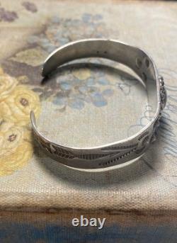 Vintage Fred Harvey Era Style Bracelet Silver And Turquoise