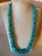 Vintage Genuine Turquoise And Sterling Native American Southwestern Necklace