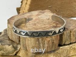 Vintage Guy Josytewa Hope Sterling Silver Overlay Cuff Bracelet-965.26