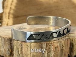 Vintage Guy Josytewa Hope Sterling Silver Overlay Cuff Bracelet-965.26