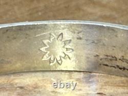 Vintage Guy Josytewa Hope Sterling Silver Overlay Cuff Bracelet-965.26