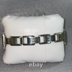 Vintage Handcrafted Native American Sterling Silver Watch-STUNNING WORKS GREAT