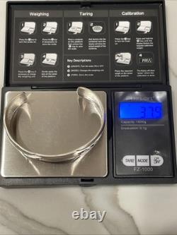 Vintage Hopi Sterling Silver Roadrunner Overlay Cuff Bracelet 37.9g Size 7.75