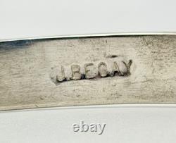 Vintage J. Begay Navajo Indian Sterling Silver Storyteller Cuff Bracelet 6.75