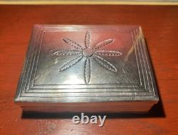 Vintage KEE JOE BENALLY Native American Navajo Diné Sterling Silver Jewelry Box