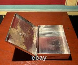 Vintage KEE JOE BENALLY Native American Navajo Diné Sterling Silver Jewelry Box