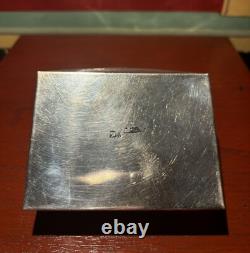 Vintage KEE JOE BENALLY Native American Navajo Diné Sterling Silver Jewelry Box