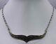 Vintage ML Signed Native American Sterling Silver Necklace