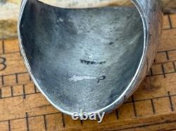 Vintage Maggie Perry Navajo Sterling Black Onyx Shadowbox Ring sz 10.75-2800.25