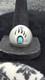 Vintage Mens Native Signed P Sterling Silver and Turquoise Bear Paw Ring Size 11