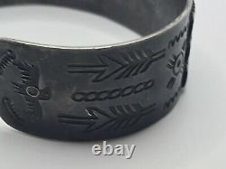 Vintage Mid Century Native American Handmade Jewelry Bracelet And Ring Size 7