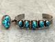Vintage NATIVE American HOPI RAMONA LOLOMA Turquoise Sterling Bracelet Ring Set