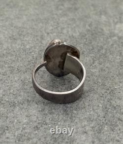 Vintage NATIVE American HOPI RAMONA LOLOMA Turquoise Sterling Bracelet Ring Set