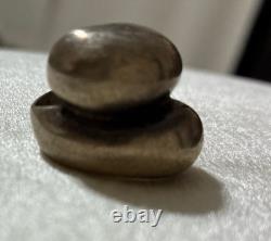 Vintage Native American 924 Sterling Silver Ring 16.7 G