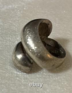Vintage Native American 924 Sterling Silver Ring 16.7 G