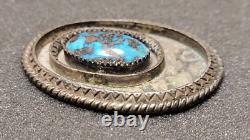 Vintage Native American. 925 Sterling Silver & Turquoise Jewelry Piece