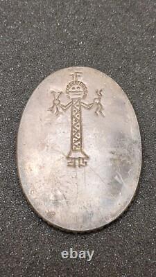Vintage Native American. 925 Sterling Silver & Turquoise Jewelry Piece
