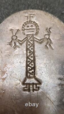 Vintage Native American. 925 Sterling Silver & Turquoise Jewelry Piece