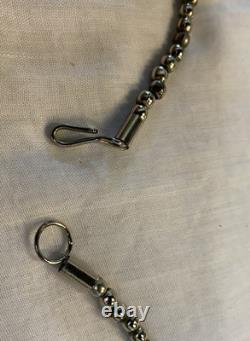 Vintage Native American Bench Bead & Agate Necklace Bib Dangles Unique-(29A)