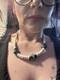Vintage Native American Heishi Shell and Turquoise Necklace