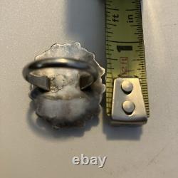 Vintage Native American Jewelry Ring Navajo Silver Turquoise Size 7