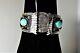 Vintage Native American Jewelry Royston Turquoise Sterling Silver Cuff