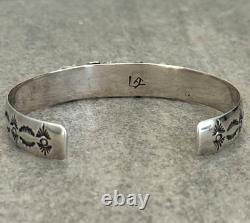 Vintage Native American NAVAJO LFY SLEEPING BEAUTY Turquoise Sterling Bracelet
