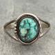 Vintage Native American Navajo BIG HACHITA Turquoise Sterling Silver Bracelet