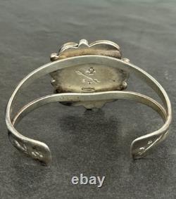 Vintage Native American Navajo BIG ROYSTON Turquoise Sterling Bracelet 51g 7.25