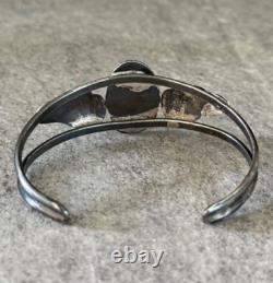 Vintage Native American Navajo Blue Turquoise Sterling silver Bracelet