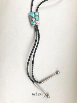 Vintage Native American Navajo Bolo Tie Sun Sterling Jewelry Gifts