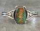 Vintage Native American Navajo KINGS MANASSA Turquoise Sterling silver Bracelet