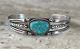 Vintage Native American Navajo Spiderweb Turquoise Sterling Silver bracelet