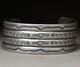 Vintage Native American Navajo Sterling Silver Cuff Bracelet Size 6.75