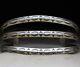 Vintage Native American Navajo Sterling Silver Split Shank Cuff Bracelet