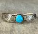 Vintage Native American Navajo Turquoise Sterling silver Bracelet