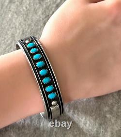 Vintage Native American Navajo Turquoise Sterling silver Bracelet