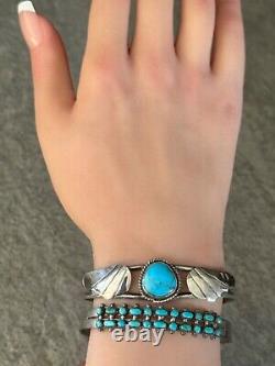 Vintage Native American Navajo Turquoise Sterling silver Bracelet