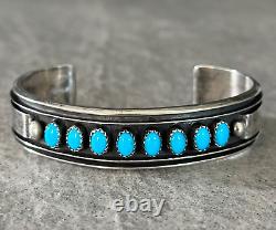 Vintage Native American Navajo Turquoise Sterling silver Bracelet