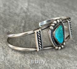 Vintage Native American Navajo Turquoise Sterling silver Bracelet