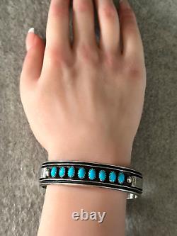 Vintage Native American Navajo Turquoise Sterling silver Bracelet