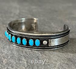 Vintage Native American Navajo Turquoise Sterling silver Bracelet