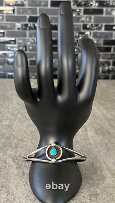 Vintage Native American Navajo Turquoise Sterling silver Bracelet