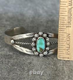 Vintage Native American Navajo Turquoise Sterling silver Bracelet