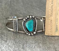 Vintage Native American Navajo Turquoise Sterling silver Bracelet